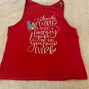 Dumbo themed tank top, XL, EUC